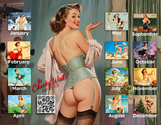 The Cheeky Wink Print Co. 2026 Calendar