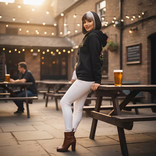 Unisex heavy blend zip hood top Cask & Canine Pool Shark