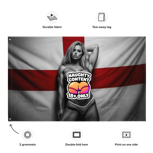 Flag st George topless (PRINTED FLAG WONT INCLUDE THE NAUGHTY CONTENT TAG)