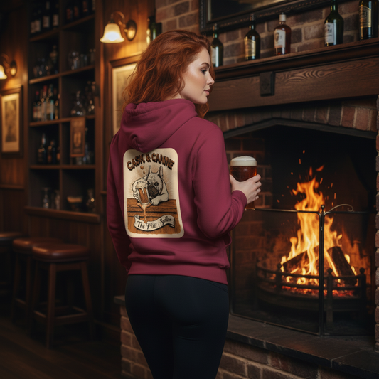 Unisex Hood top Cask & Canine The Pint Spiller