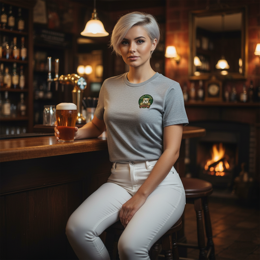 Men’s premium heavyweight tee Cask & Canine Karaoke king