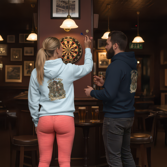 Unisex Hood Top Cask & Canine Poodle Commando