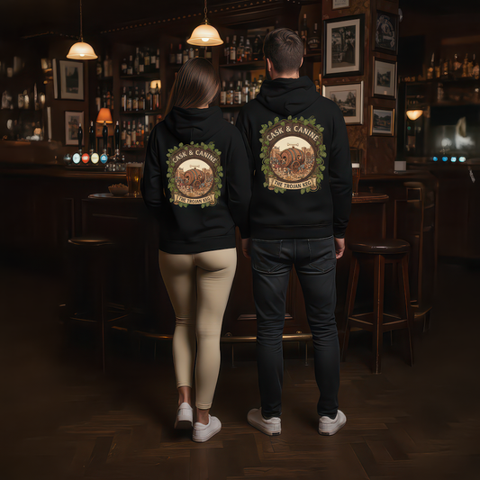 Unisex Hood Top Cask & Canine Trojan