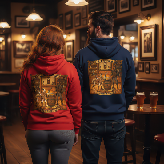 Unisex Hood Top Cask & Canine Pubslingers