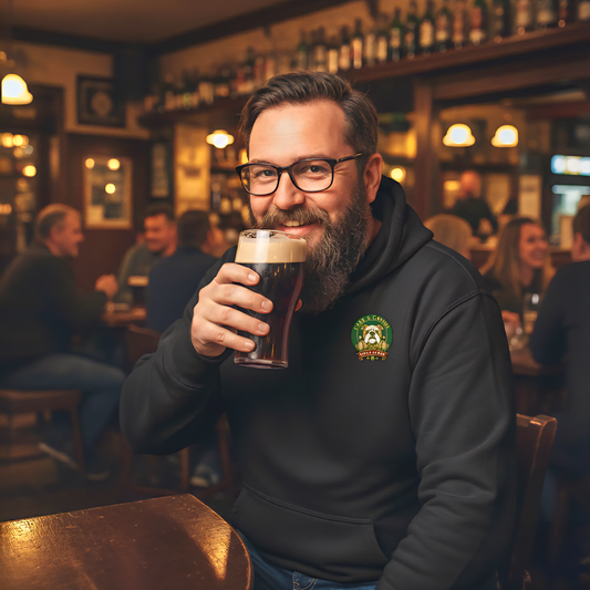 Unisex Hood Top Cask & Canine Pool Shark