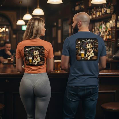 Unisex garment-dyed heavyweight tee Cask 7 Canine Labrador