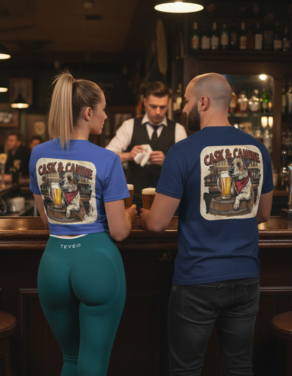 Unisex garment-dyed heavyweight tee Cask & Canine old Terrier